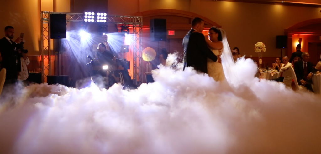 first dance with smoke effect weddings parties entertainment c