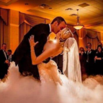 first dance with smoke effect weddings parties entertainment m
