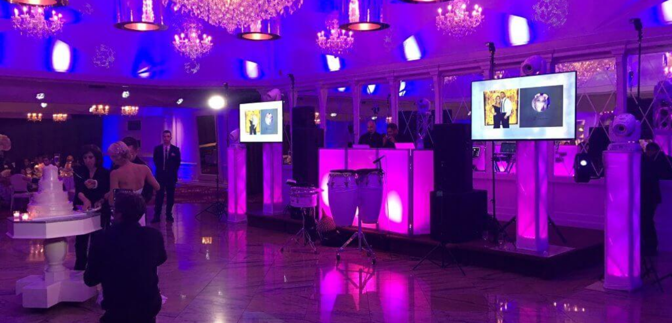 flat screen display weddings parties entertainment 02